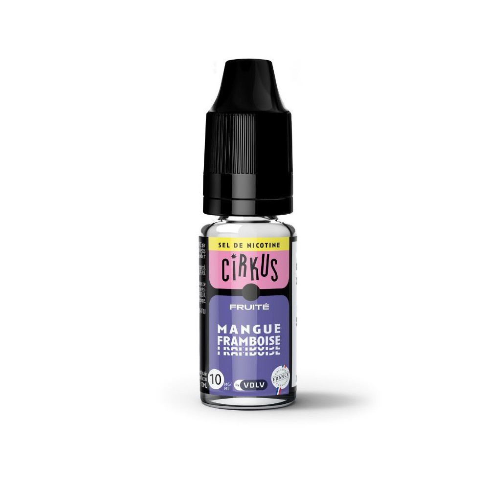 Flacon Mangue Framboise aux sels de nicotine VDLV