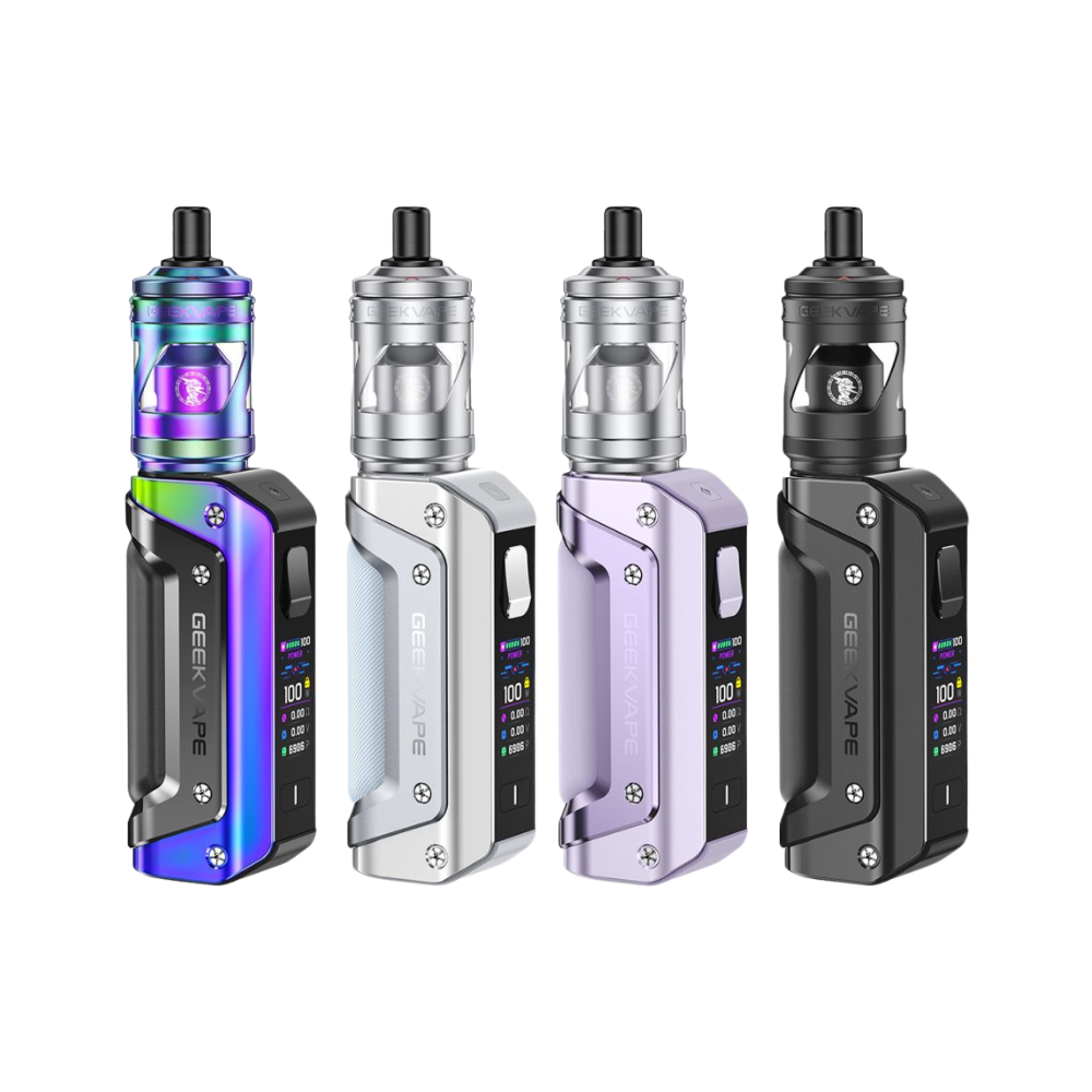 Kit Aegis Solo 3 vu de face, tous coloris