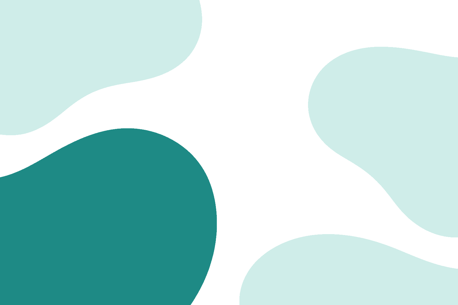 Formes arrondies menthe et canard
